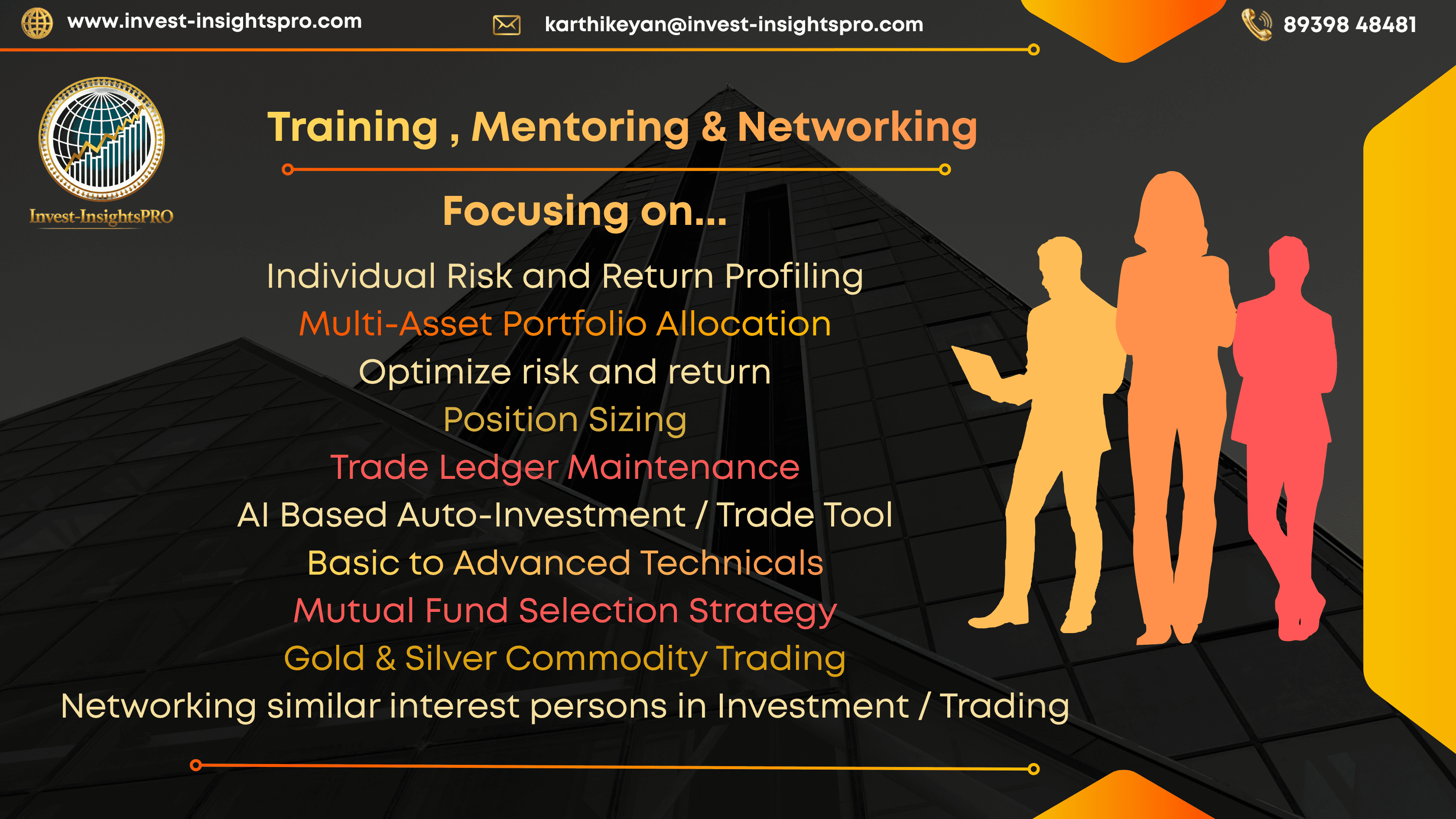 Training, Mentoring & Networking