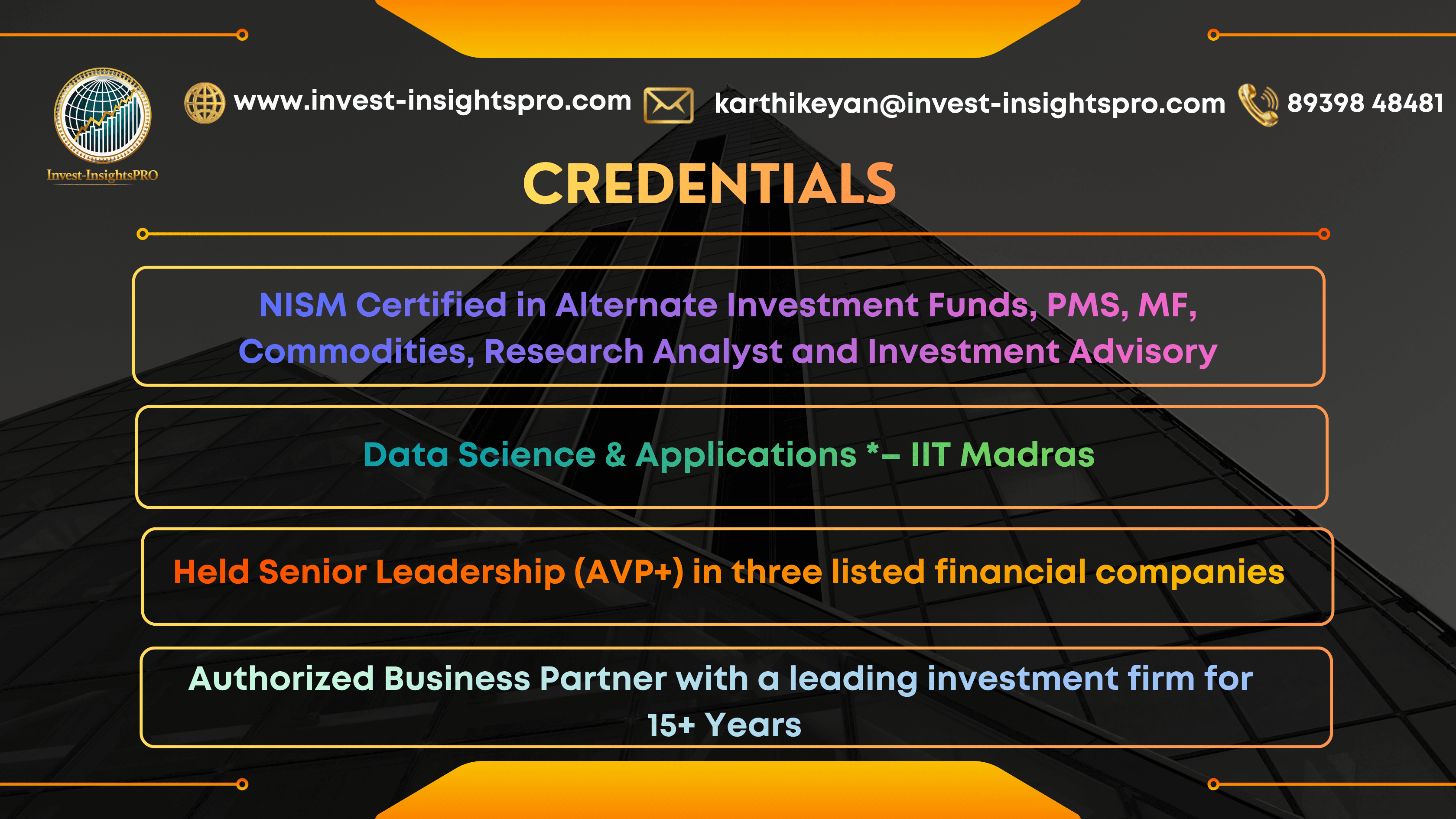 Credentials