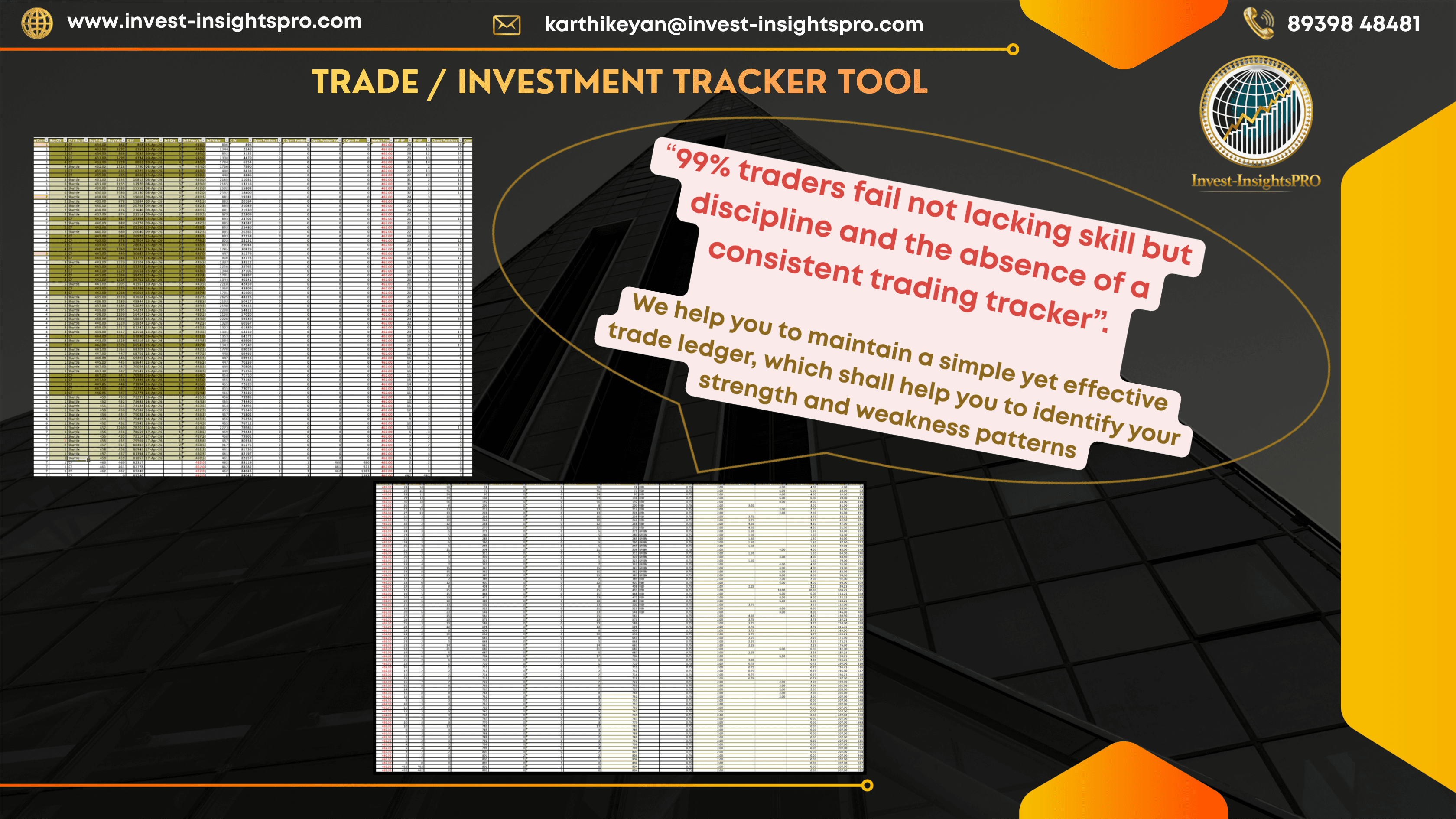 Trade / Investment Tracker Tool
